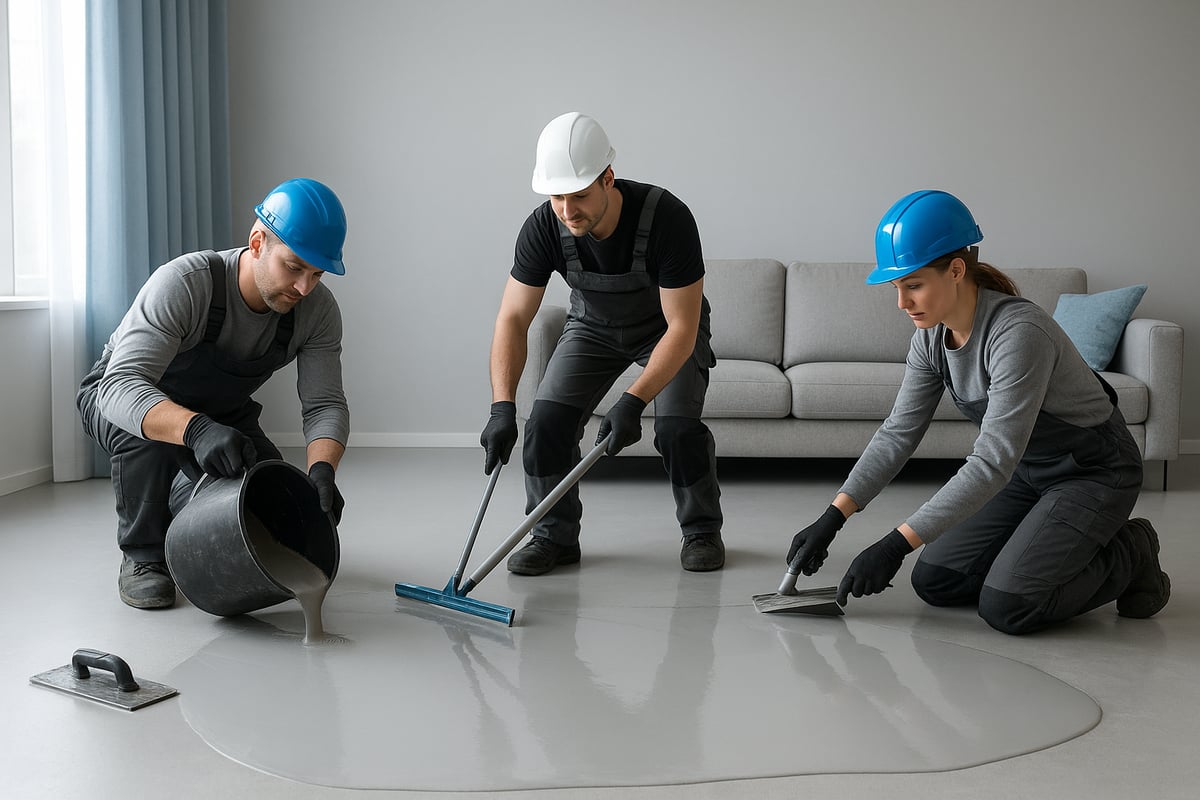 Het installatieproces: stappenplan voor kunststof gietvloeren