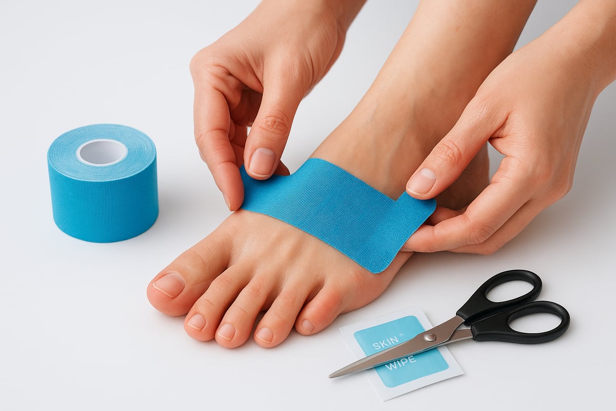 Step-by-Step Guide: Applying Kinesiology Tape for Bunions