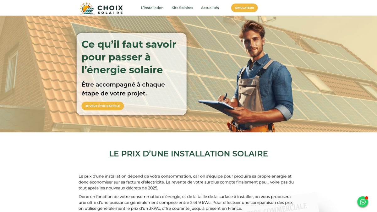 Guide Complet Du Calcul Rentabilite Panneau Solaire 2025 - Choix Solaire : Votre partenaire pour un calcul de rentabilité précis