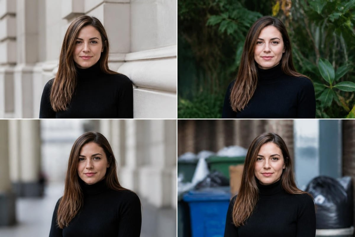 Environmental background selection