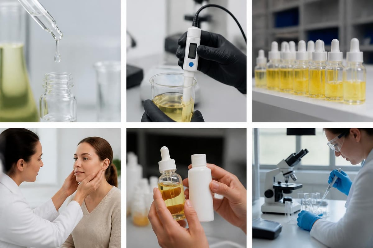 Retinol formulation development process