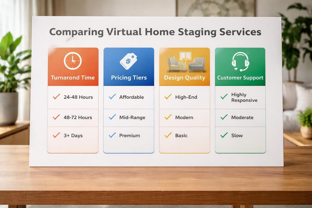 Virtual staging service comparison