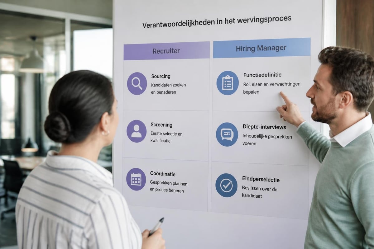 Samenwerking tussen recruiters en hiring managers