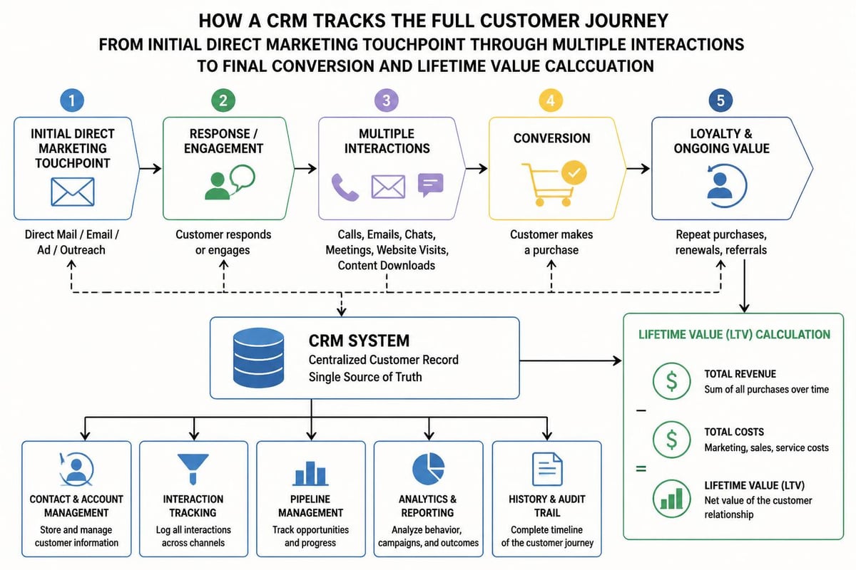 CRM tracking attribution