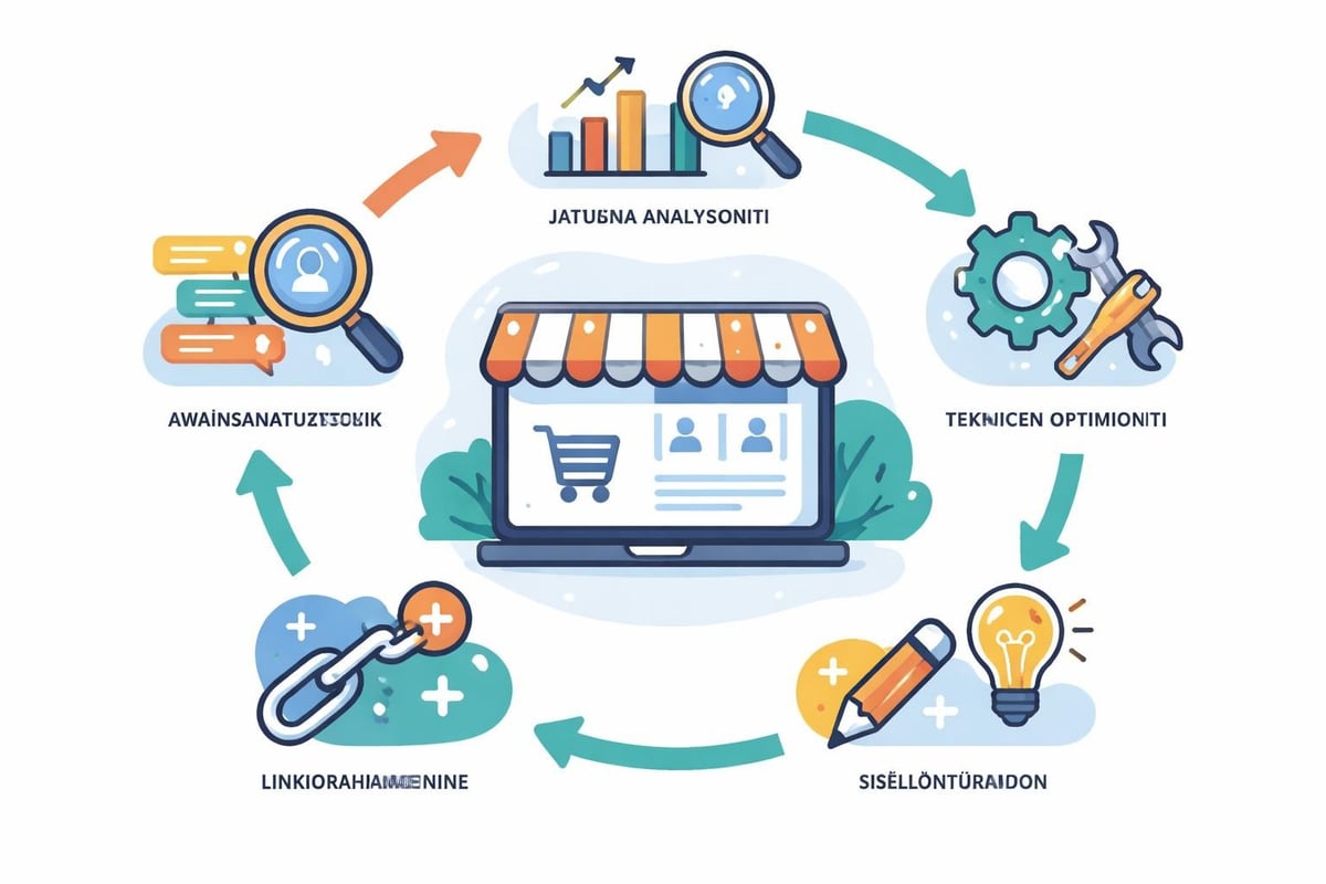 SEO-optimoinnin vaiheet