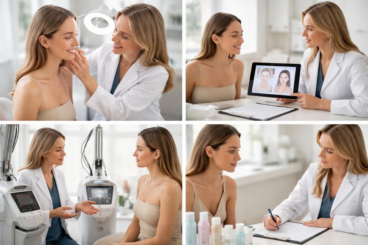 Face resurfacing consultation process