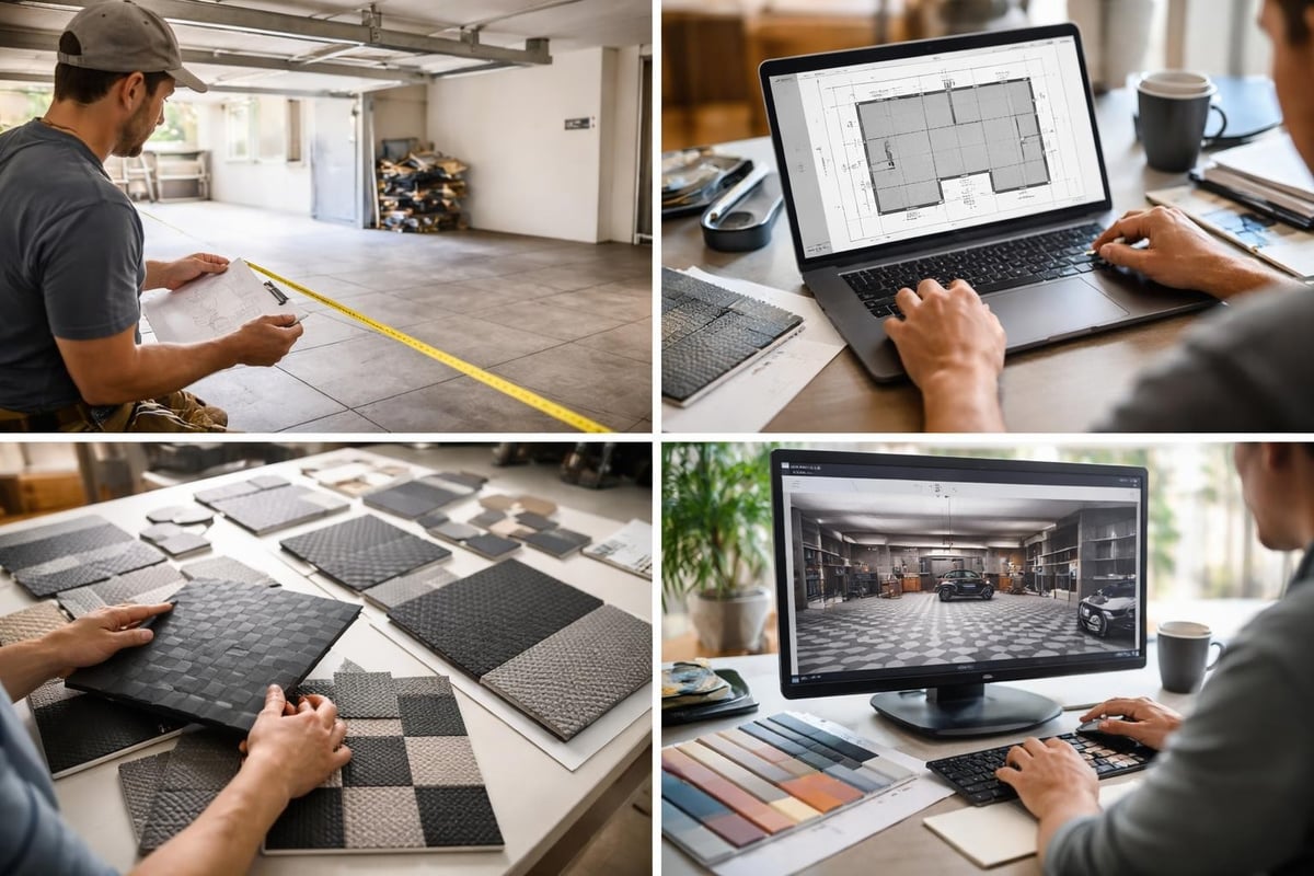Garage layout planning process
