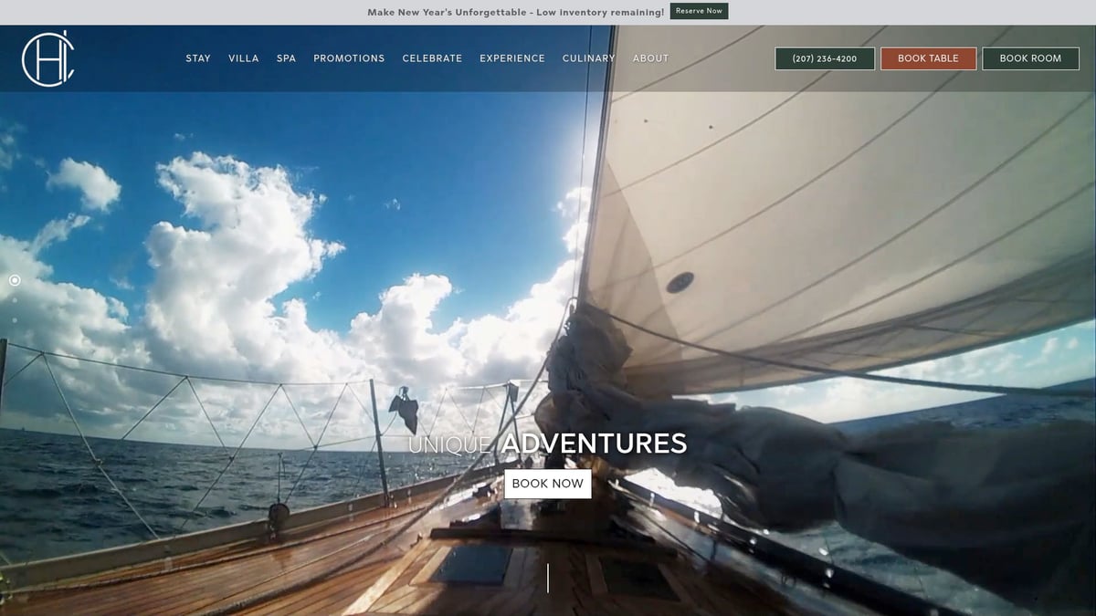 Top Romantic Inns in New England for a Dreamy 2026 Getaway - Camden Harbour Inn, Maine