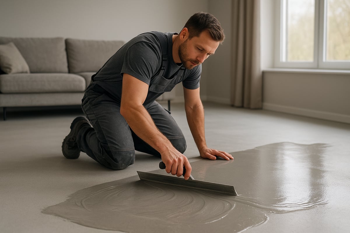 Stappenplan: Zo wordt een gietvloer met betonlook geplaatst