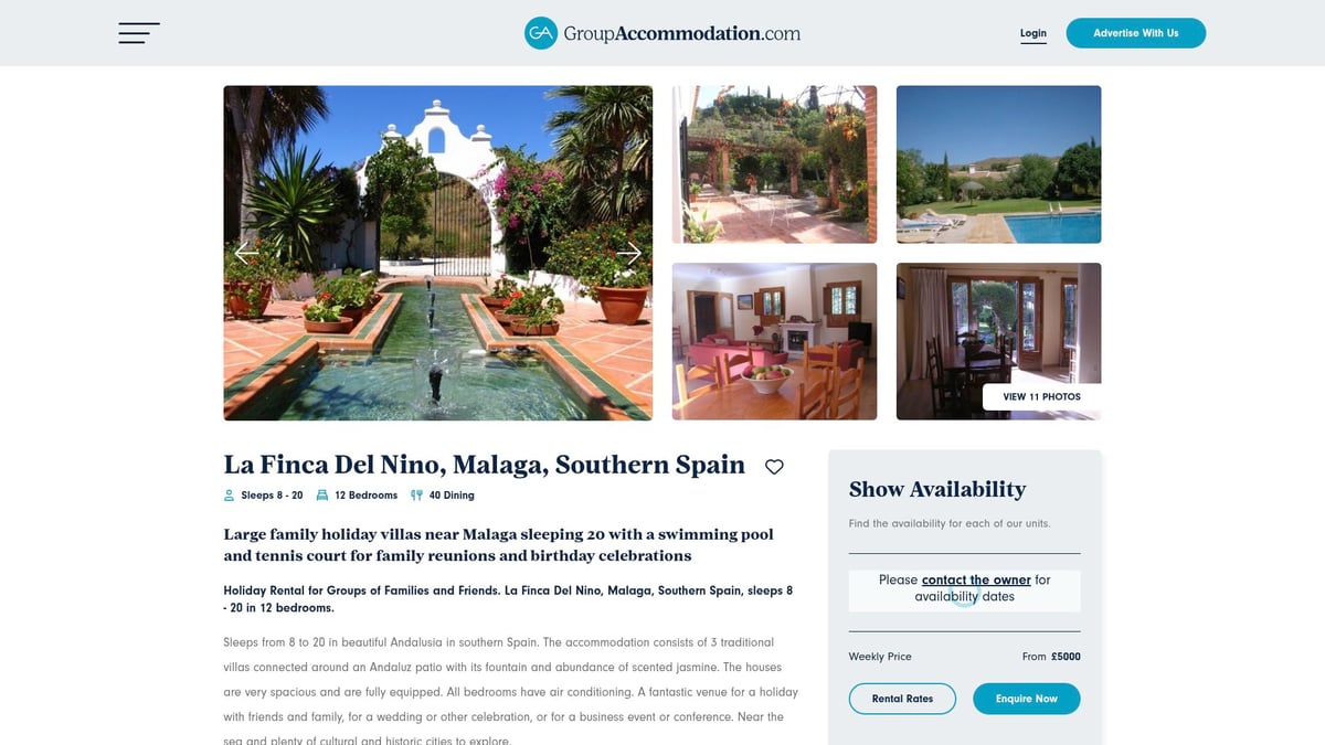 Top 8 Hen Party Villas for an Unforgettable 2025 Getaway - Finca del Nino, Torre del Mar – Spain