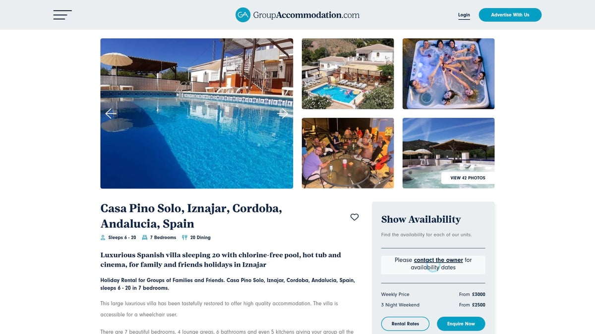 Top 8 Hen Party Villas for an Unforgettable 2025 Getaway - Casa Pino Solo, Iznajar – Spain