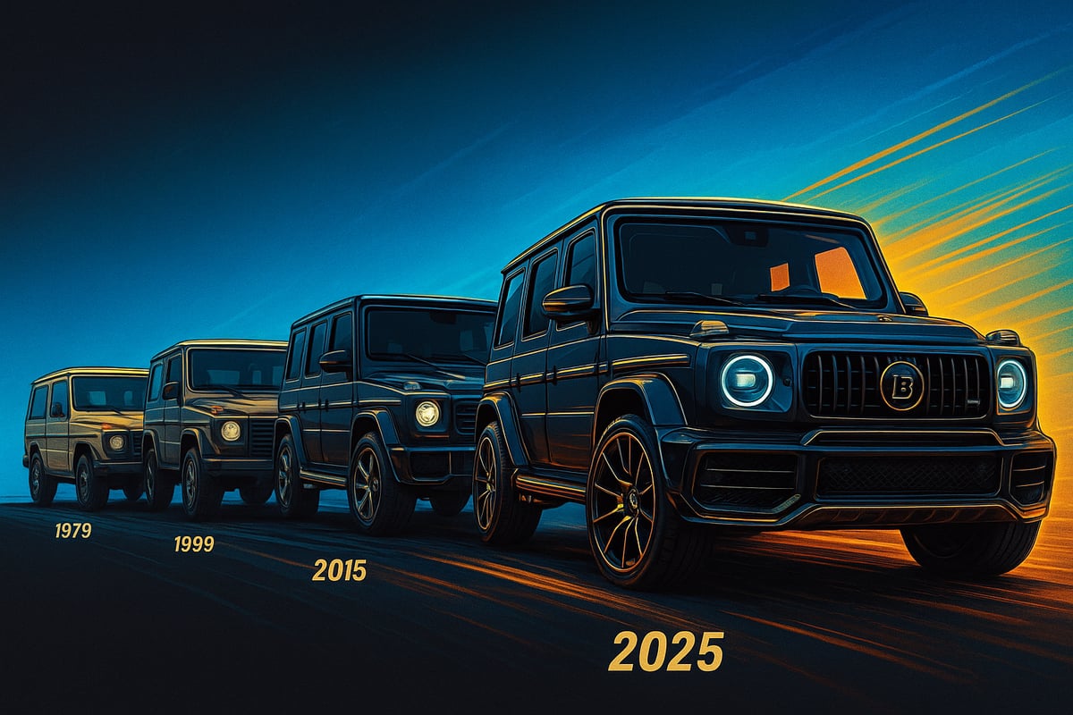 The Evolution of the Mercedes Benz Brabus G Wagon