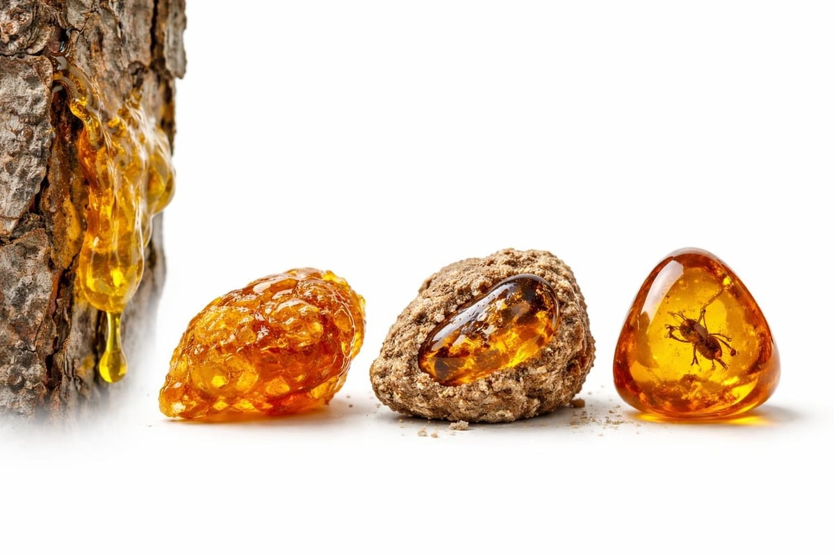 Amber formation process