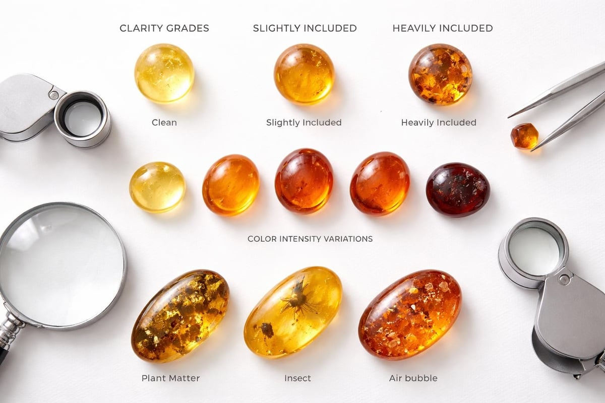 Amber quality factors