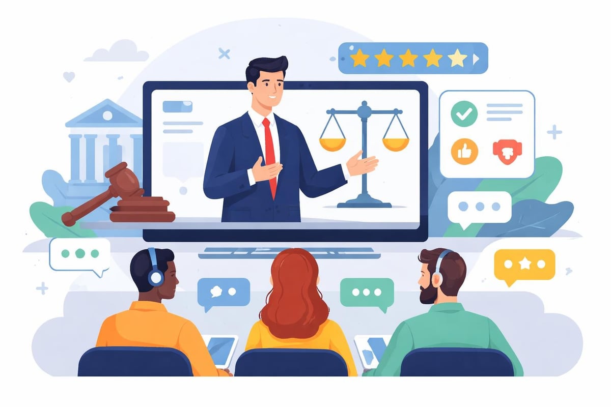 Online juror reviewing case