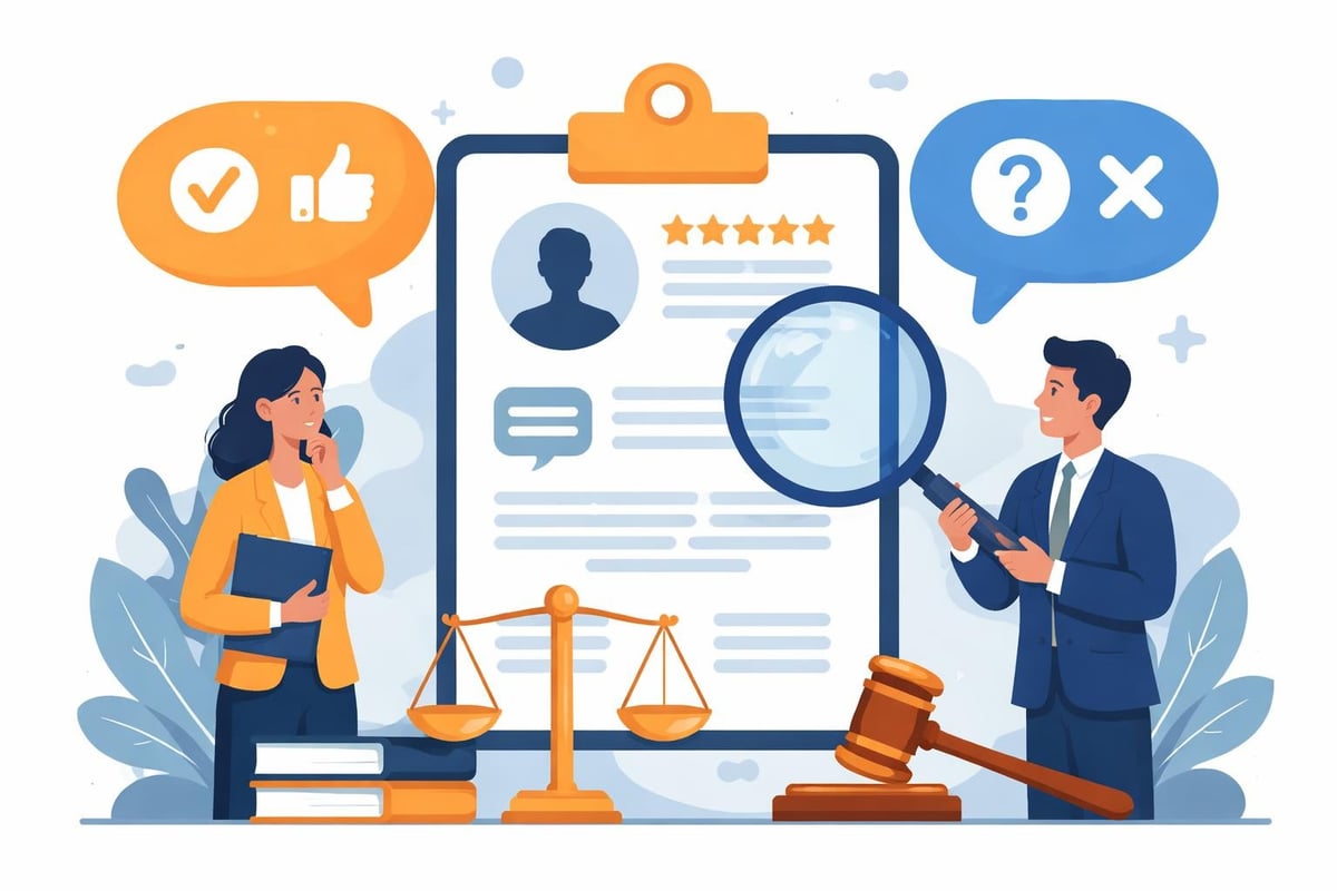 Online juror providing feedback