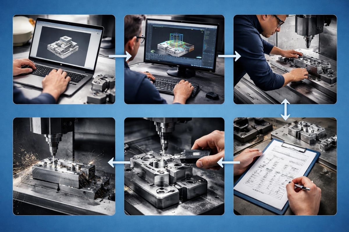 CNC machining workflow