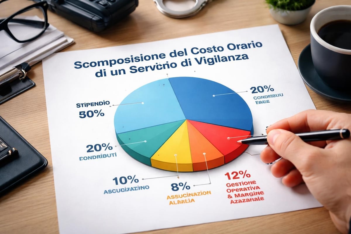 Componenti del costo orario della vigilanza