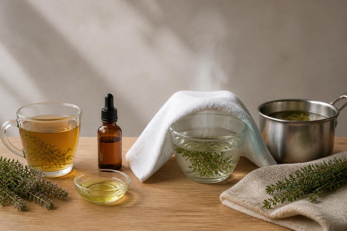 Méthodes d'utilisation du thym