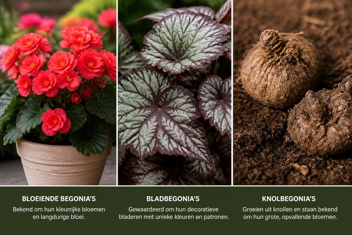Begonia soorten vergelijking