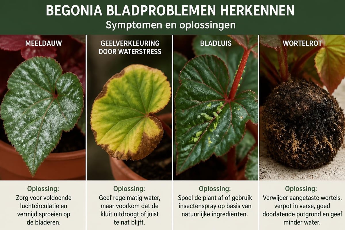 Begonia problemen diagnose
