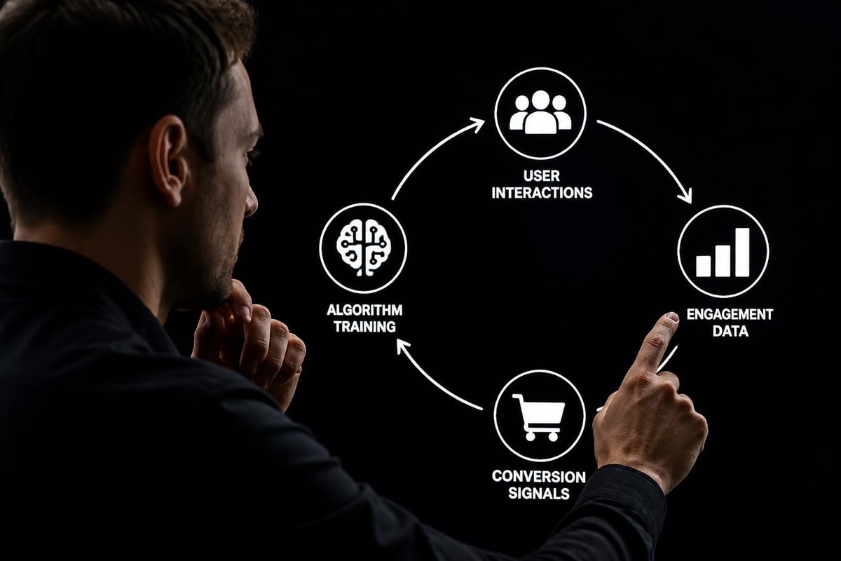 AI-driven Facebook ad optimization process