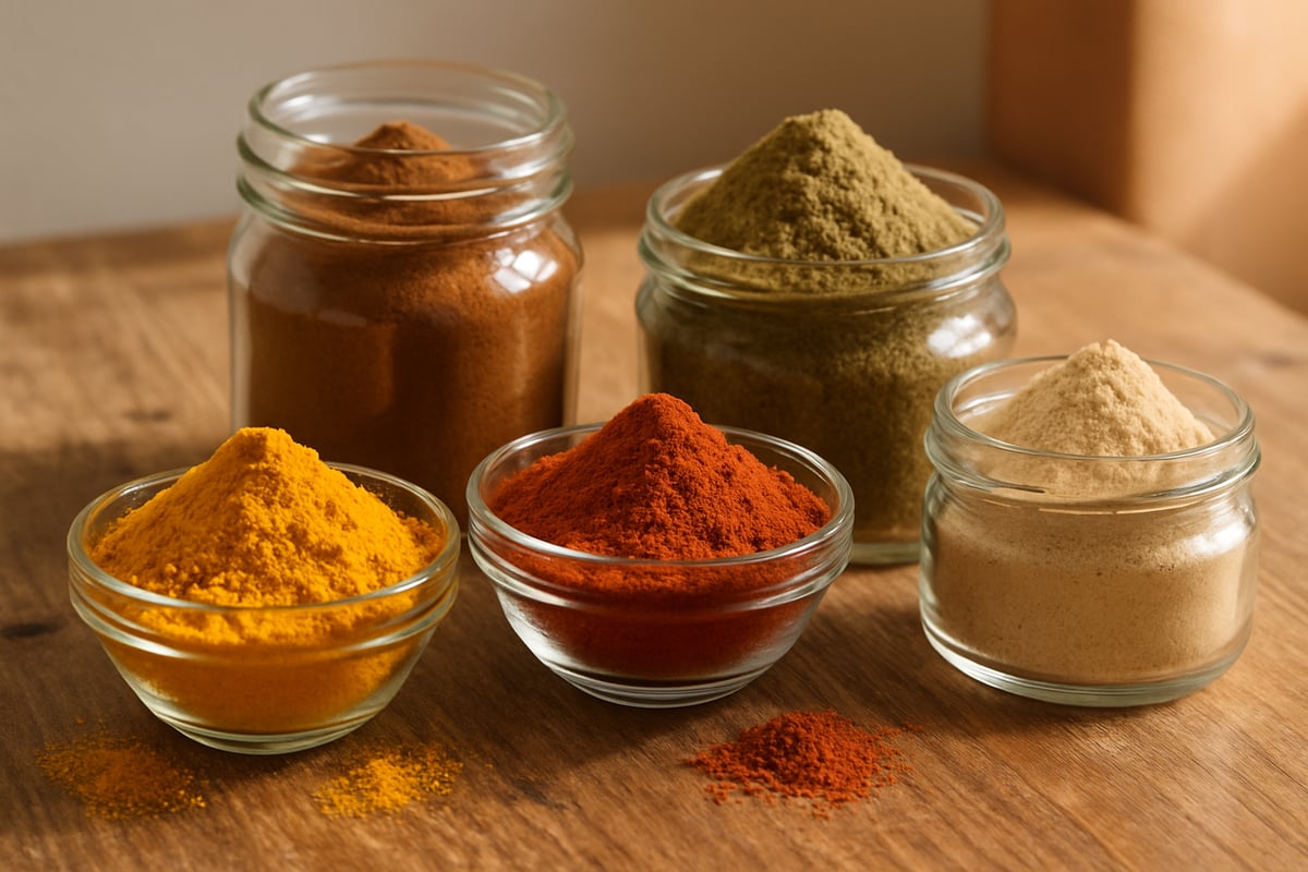 Bienfaits nutritionnels et vertus santé des épices en poudre