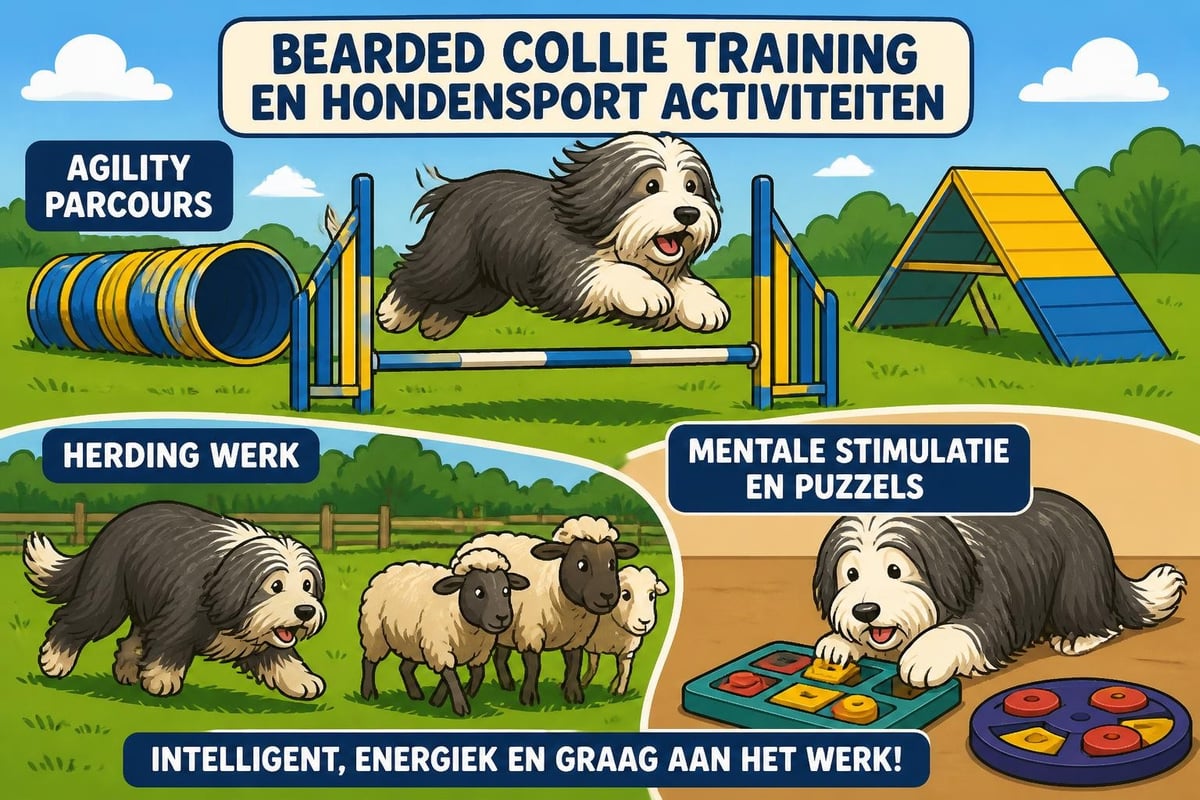 Bearded collie activiteiten
