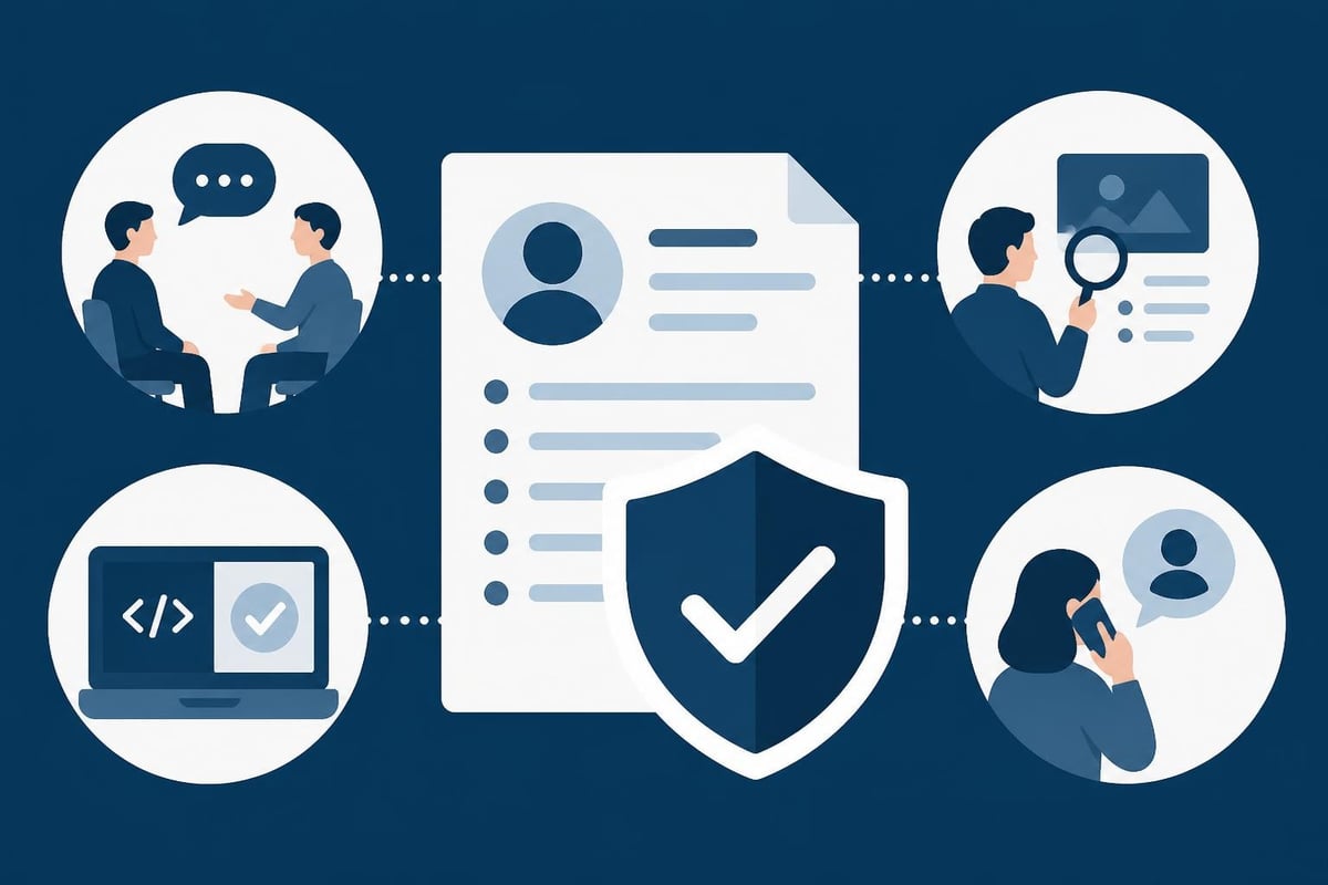 Interview verification techniques