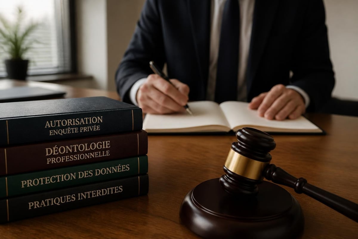 Cadre juridique investigation privée