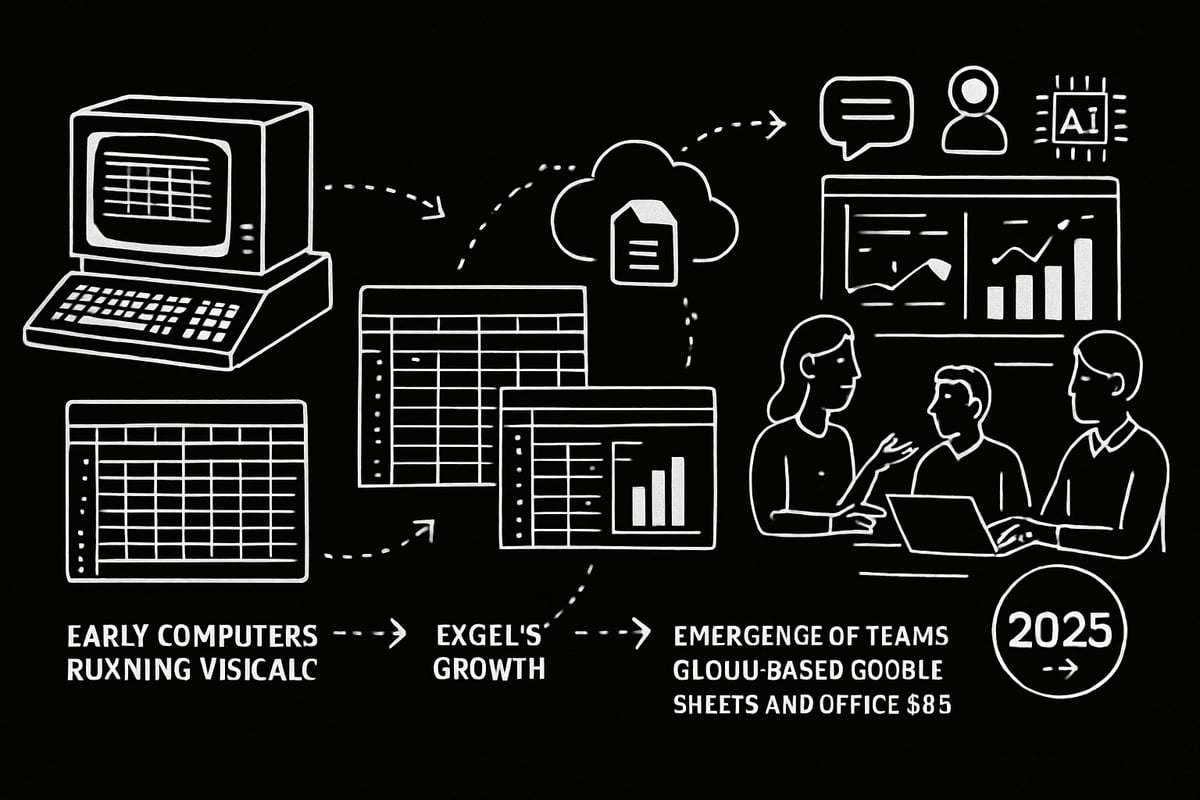 The Evolution of Spreadsheet Work: Past to 2025