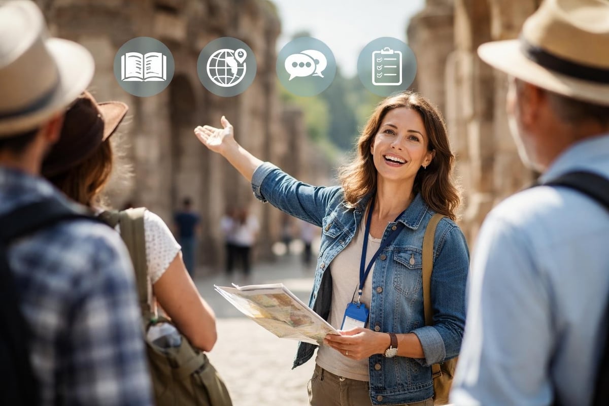 Tour guide expertise framework