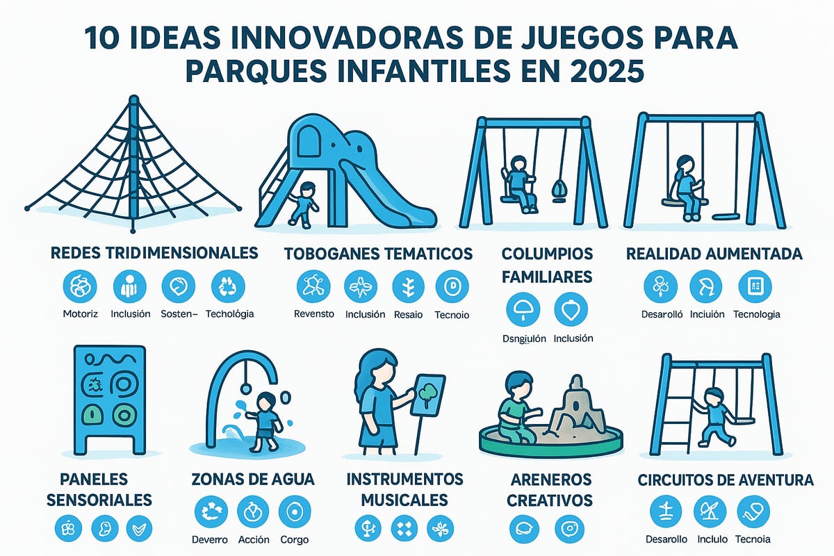 10 Ideas De Juegos Para Parques Infantiles En 2025