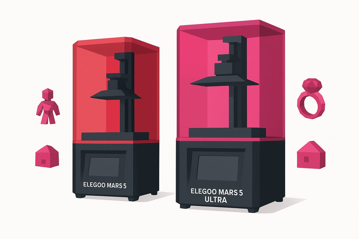 Comparativa: Elegoo Mars 5 vs Mars 5 Ultra y modelos anteriores
