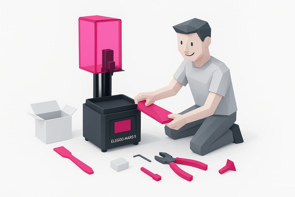 Guía paso a paso: Primeros pasos y configuración de la Elegoo Mars 5