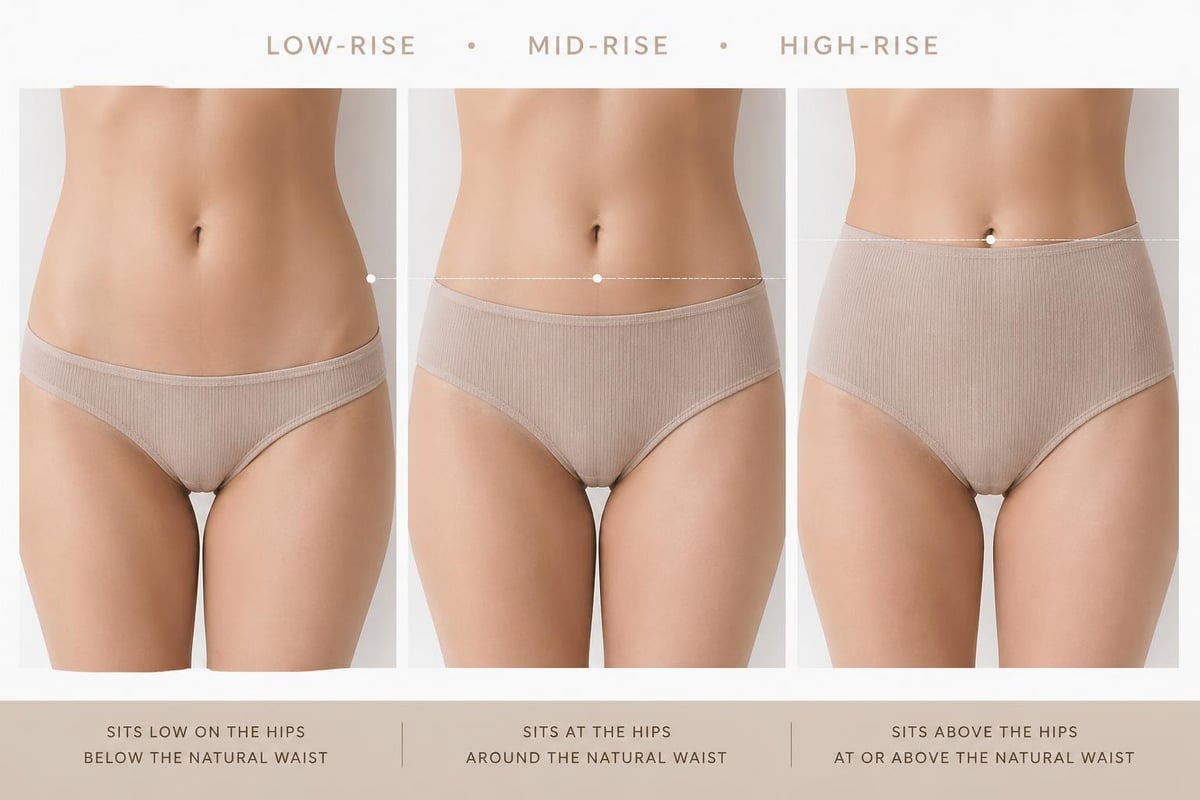 Rise options in underwear