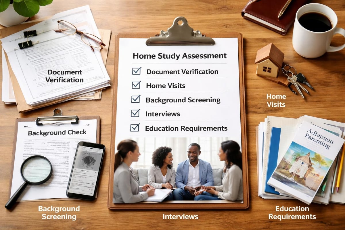 Home study evaluation components