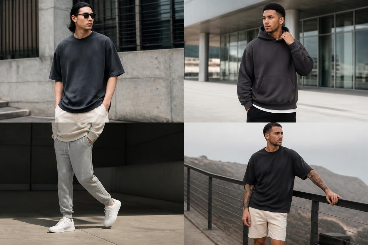 Core urban wear categories and styling approaches