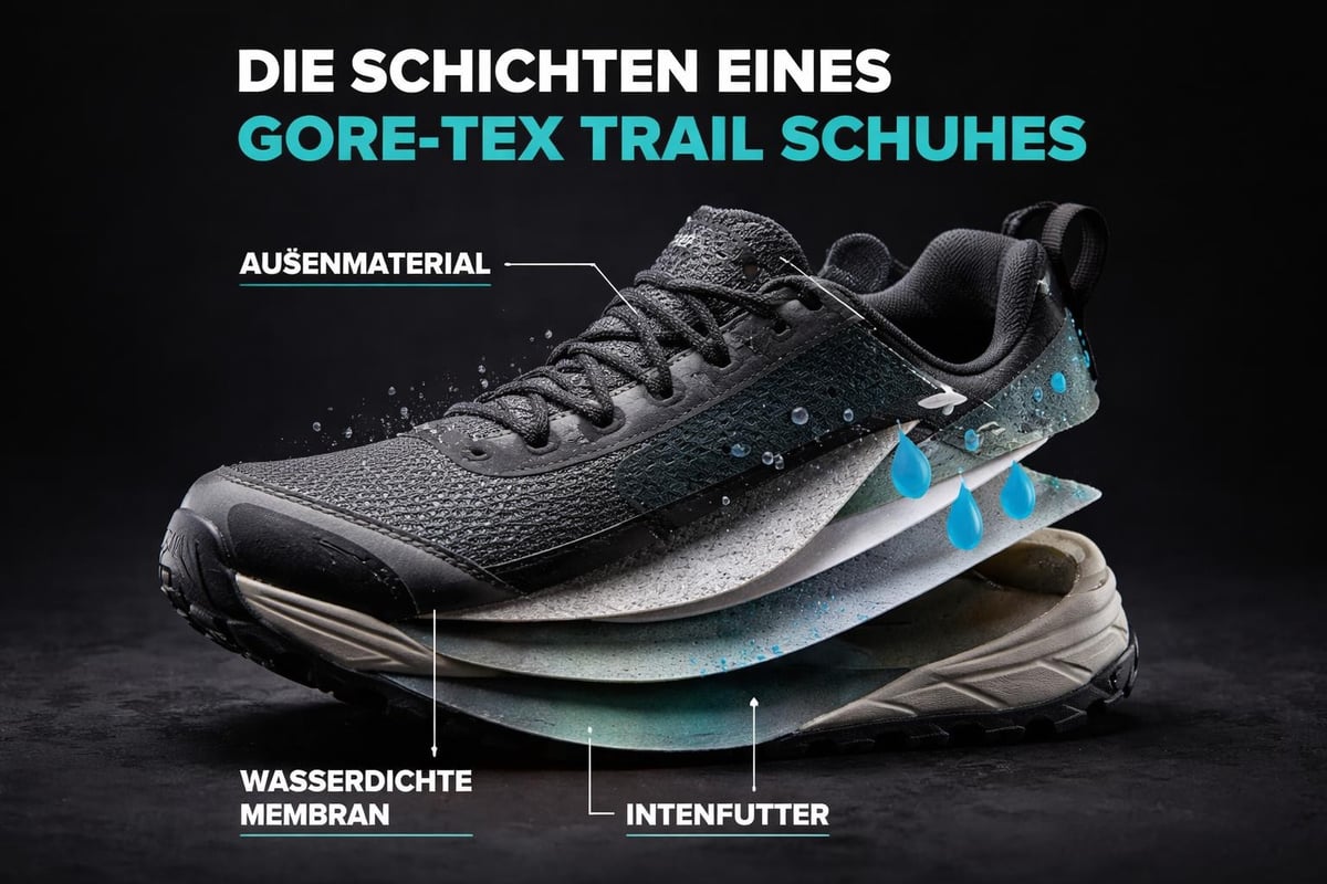 Gore-Tex membrane technology layers