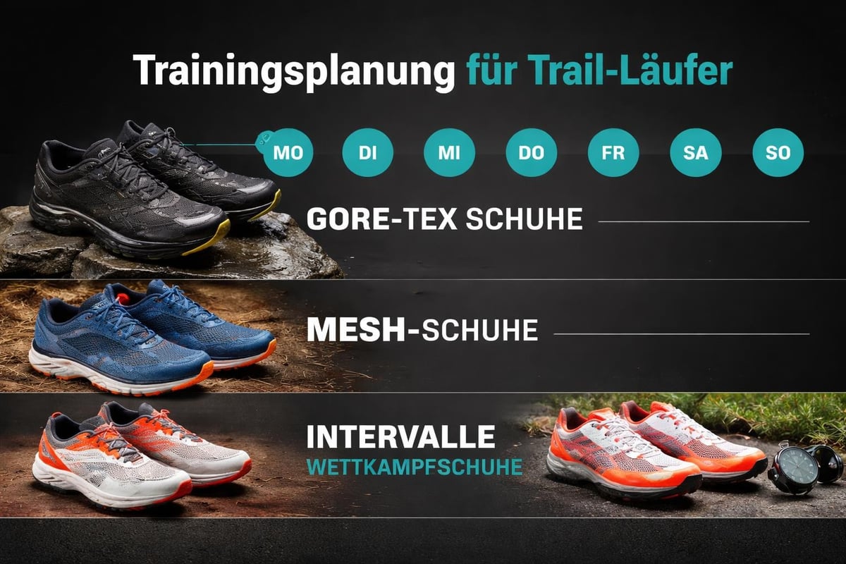 Trail shoe rotation strategy