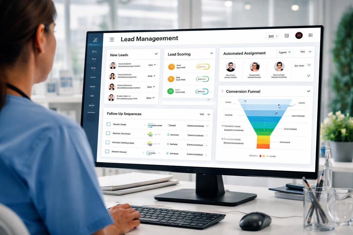 CRM lead management workflow