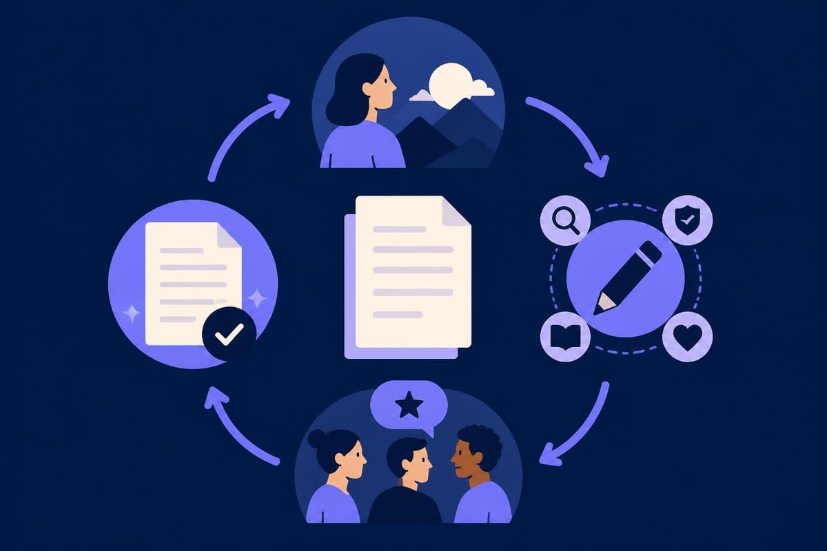 Self-editing workflow