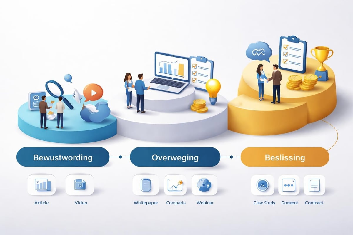 B2B buyer journey stages
