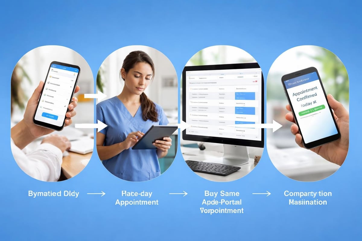 Same-day appointment workflow