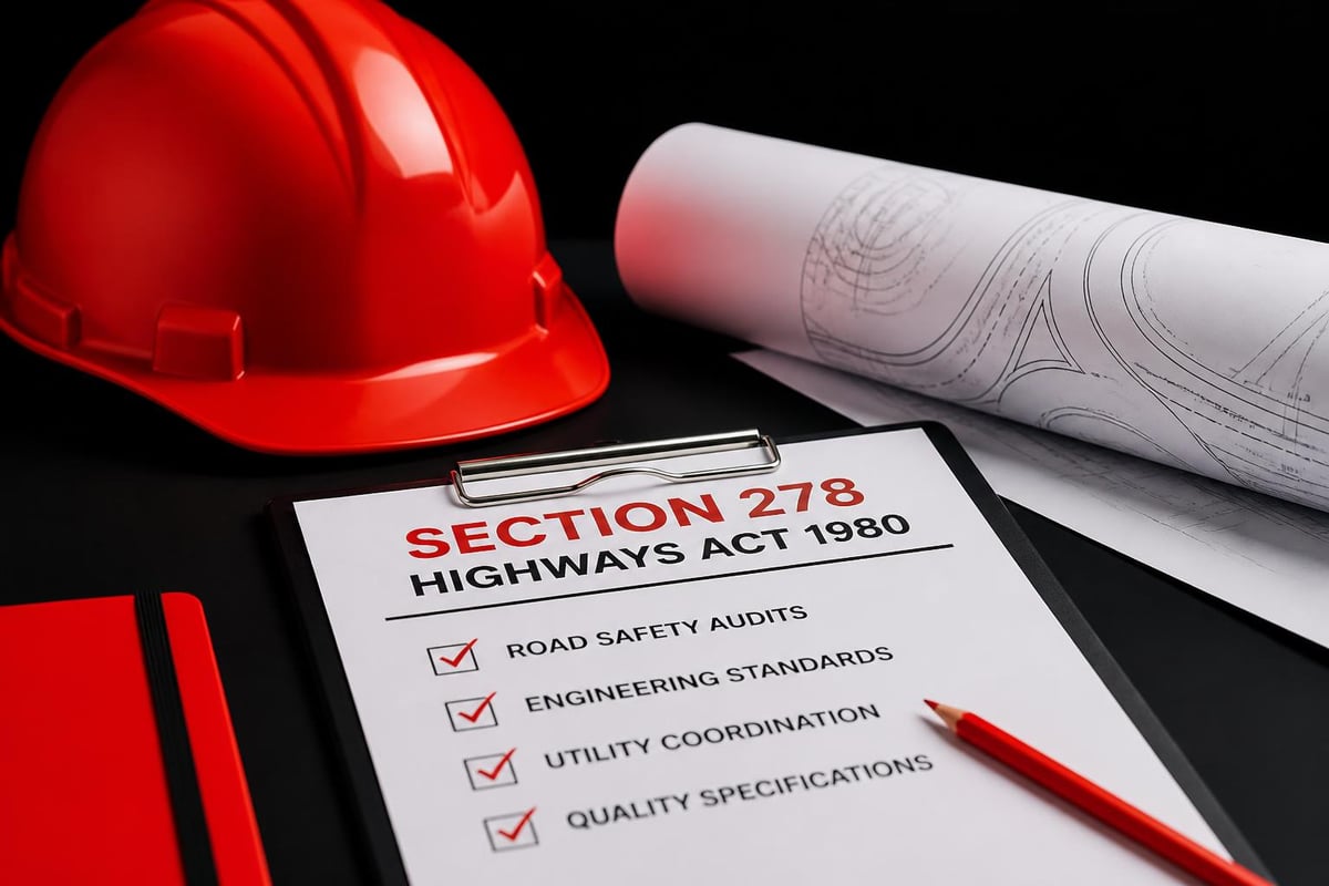 Section 278 design requirements