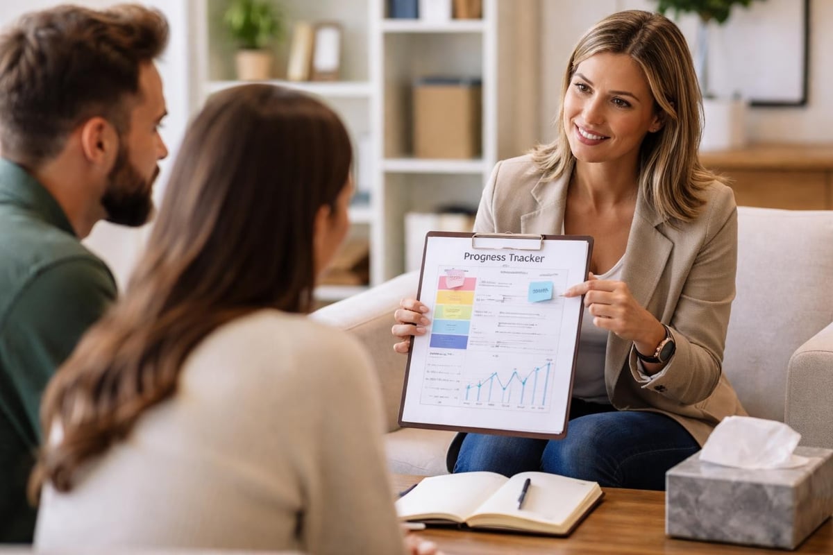 Behavior therapy progress tracking