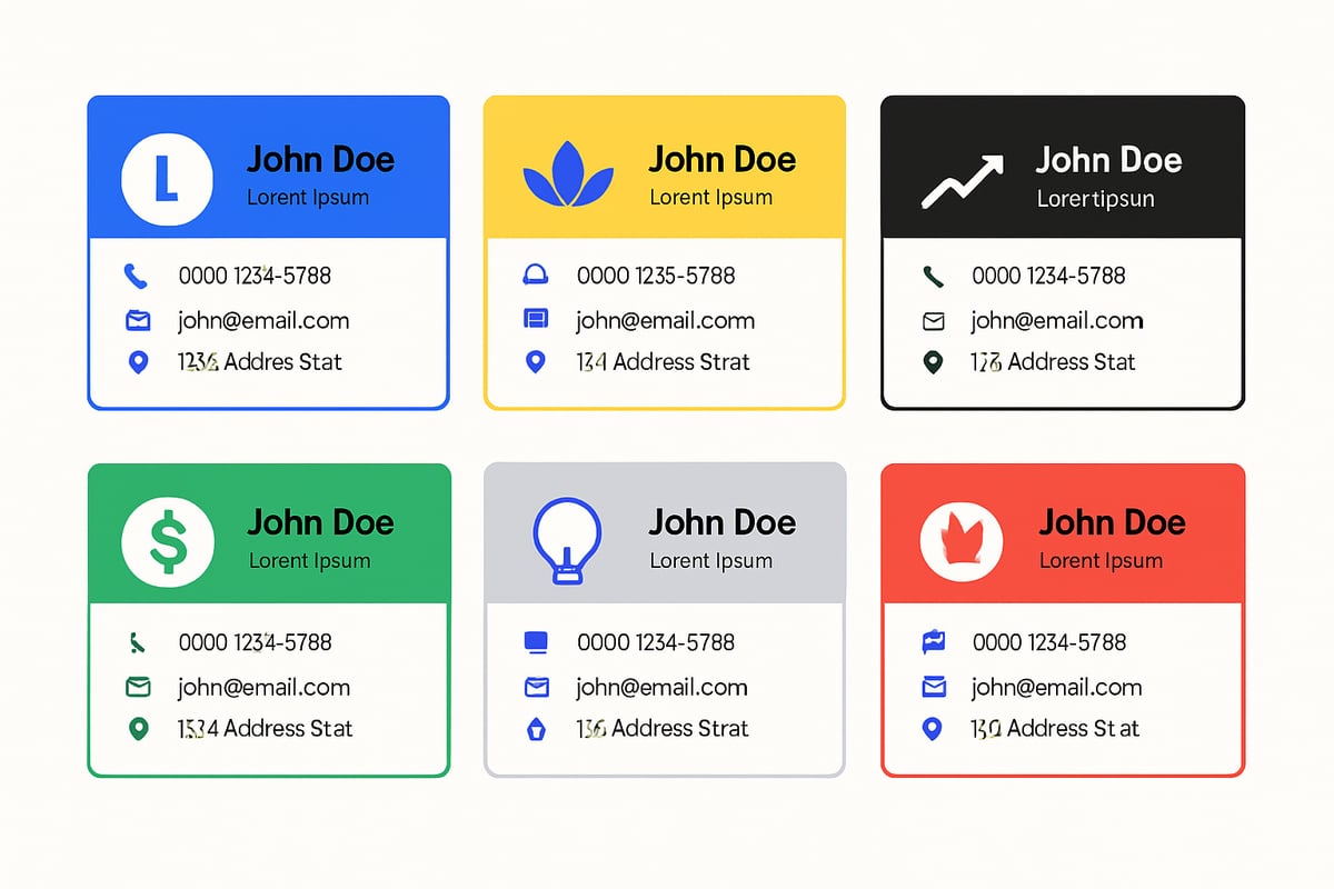 How to Choose the Right Business Card Color for Your Brand