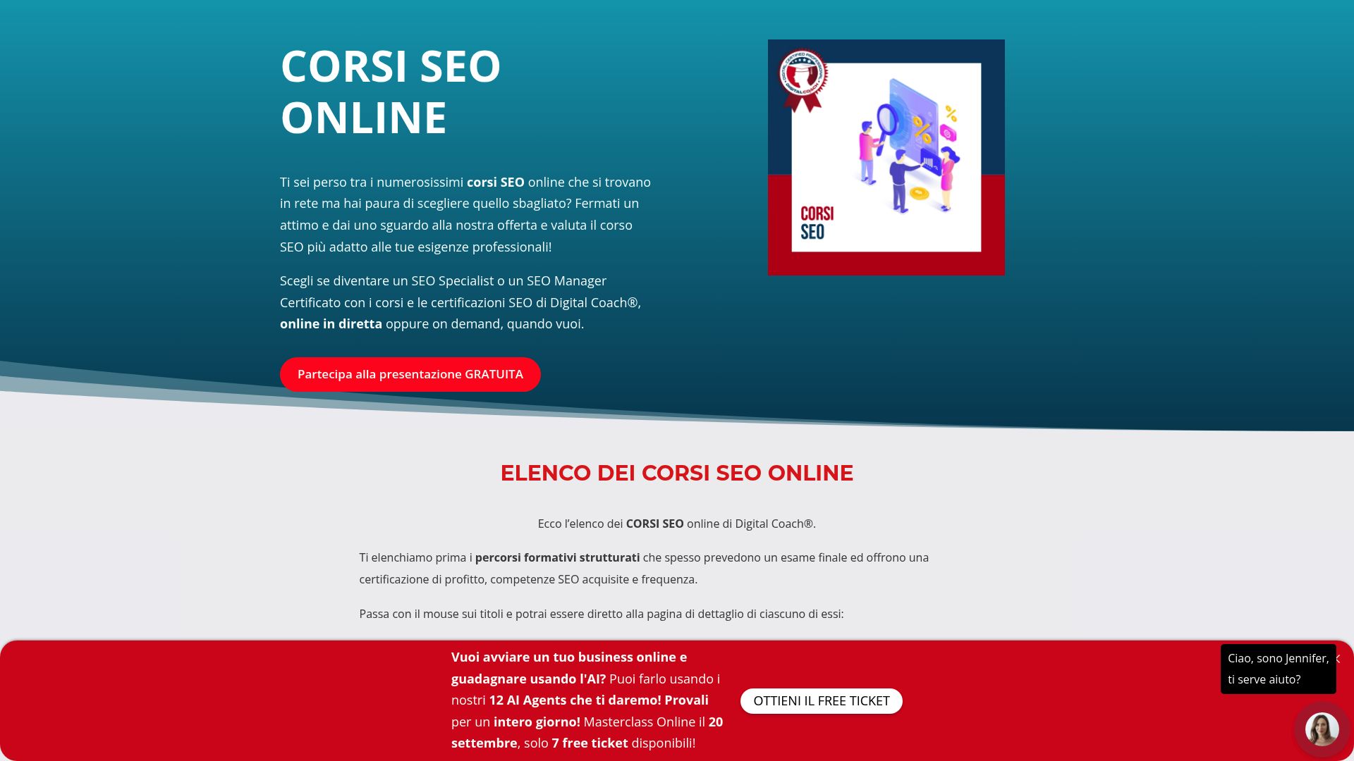 7 Migliori Corsi SEO Online del 2025: Guida Completa - Digital Coach – Corso SEO Base e AI SEO Copywriter