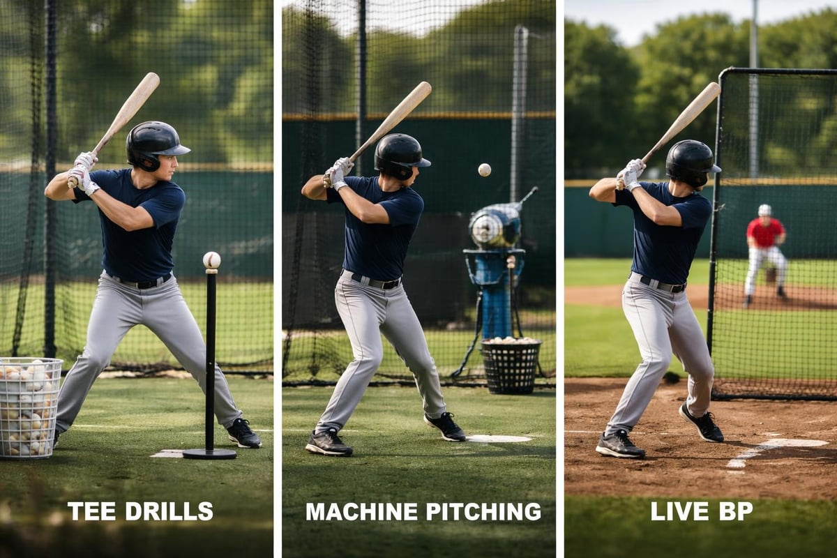 Batting practice progression