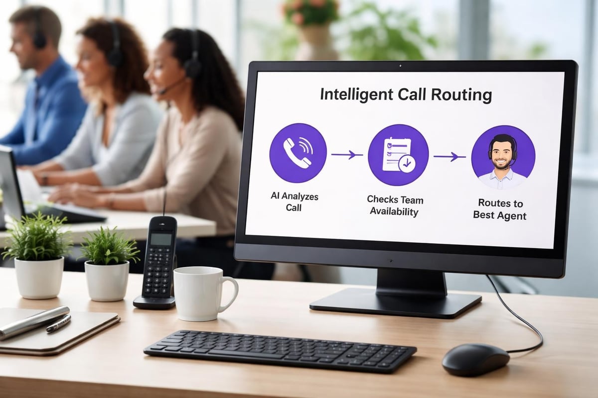 AI call routing workflow